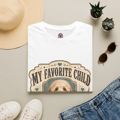 My Favorite Child Dog Mom T-Shirt — Cute Pet Lover Tee