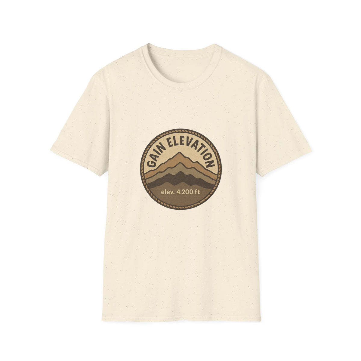 Mountain Elevation Badge T‑Shirt — Vintage Outdoor Adventure Tee - Trending Now - August 2026