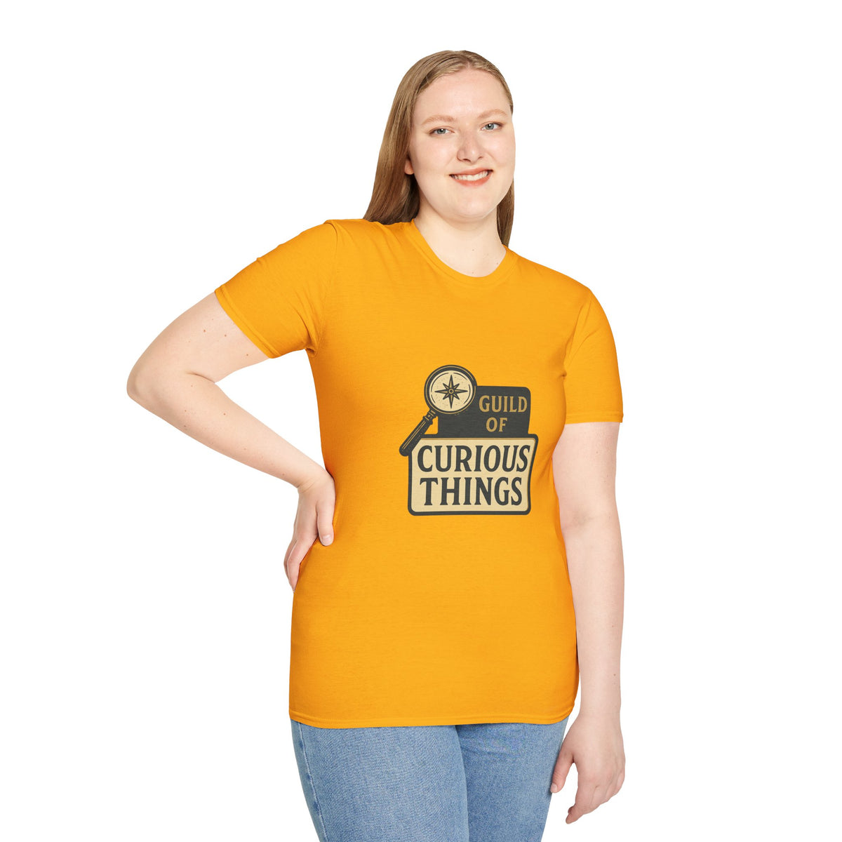 Curious Things T‑Shirt — Guild of Curious Vintage Badge Tee - Trending Now - August 2026