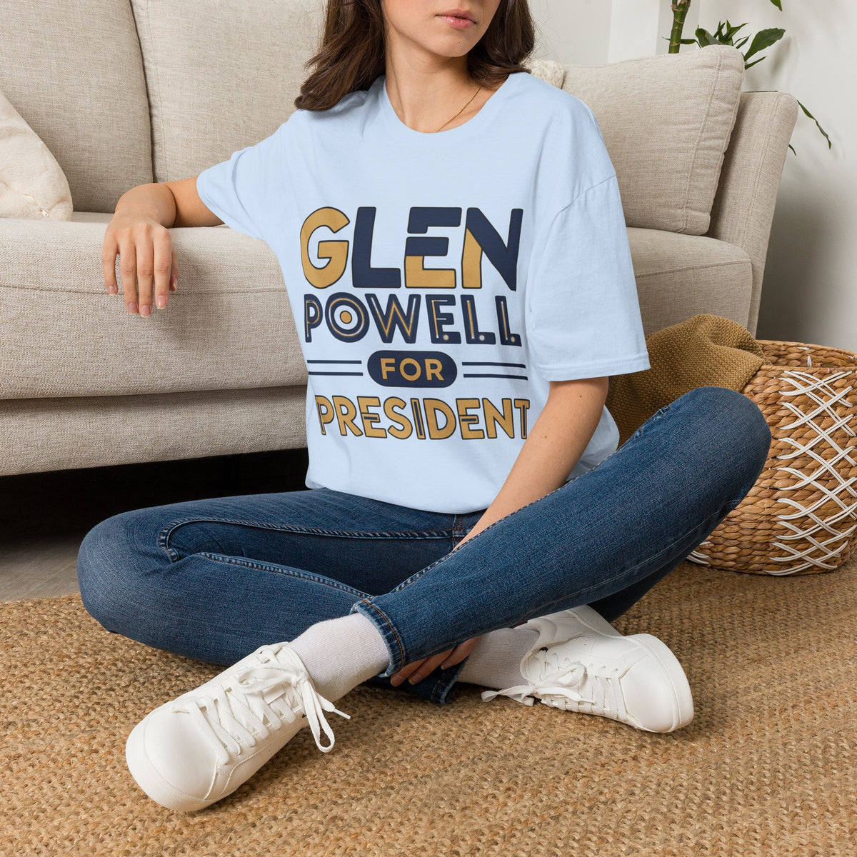 Glen Powell for President T‑Shirt - Trending Now - August 2026