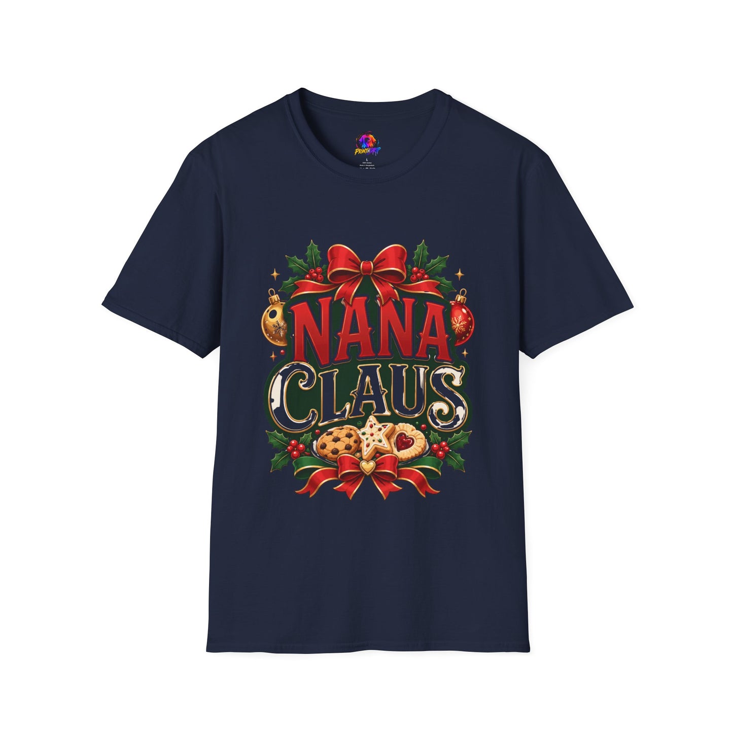 Nana Claus Christmas Tee — Festive Holiday Grandma T-Shirt