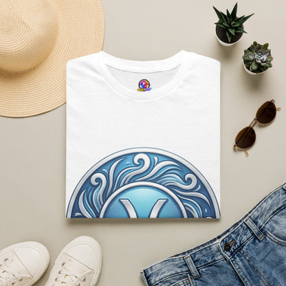 Pisces Zodiac T-Shirt – Blue Water Sign Astrology Tee