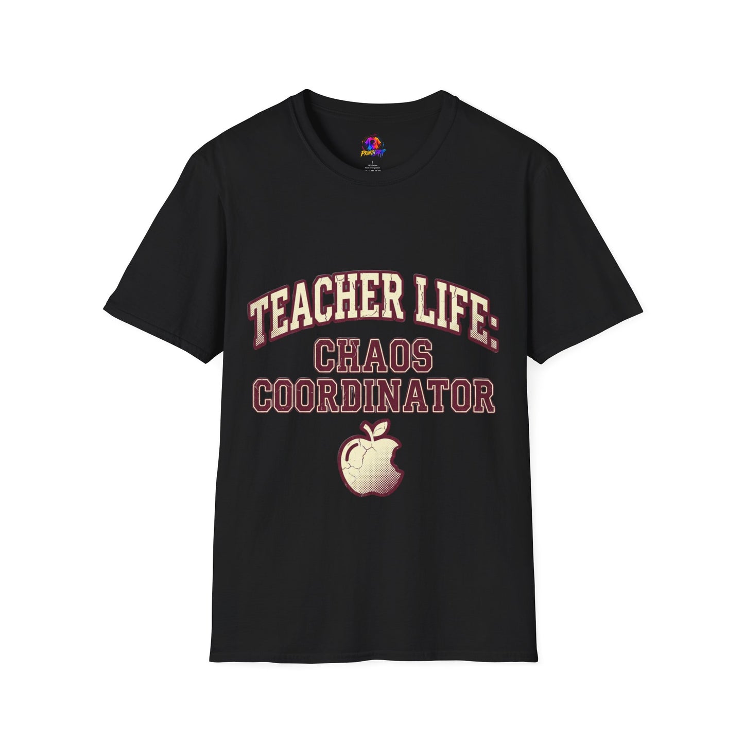 Teacher Life Chaos Coordinator Unisex Softstyle T-Shirt