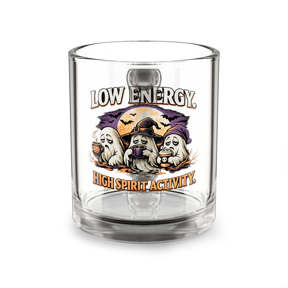 Halloween Glass Mug 10 oz  Glass Mug, 10oz