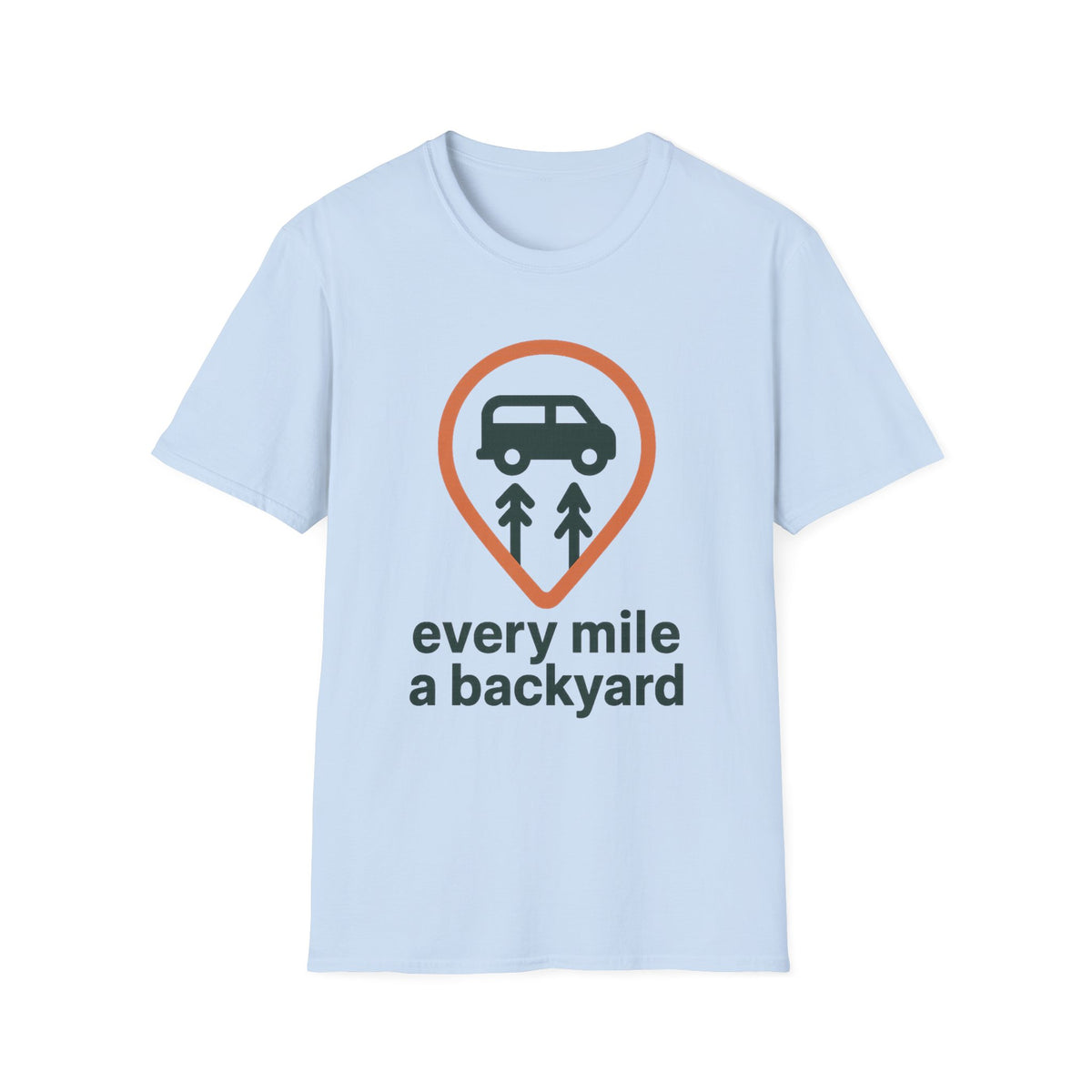 Minimalist Campervan T‑Shirt — Tiny Van Badge Graphic - Trending Now - August 2026