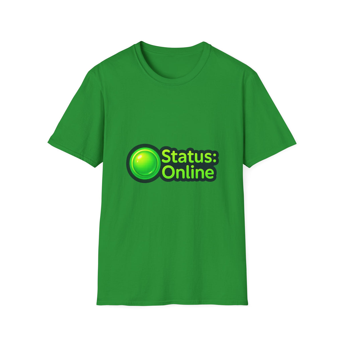 Status Online T-Shirt — Green Online Status Icon Tee - Trending Now - October 2026