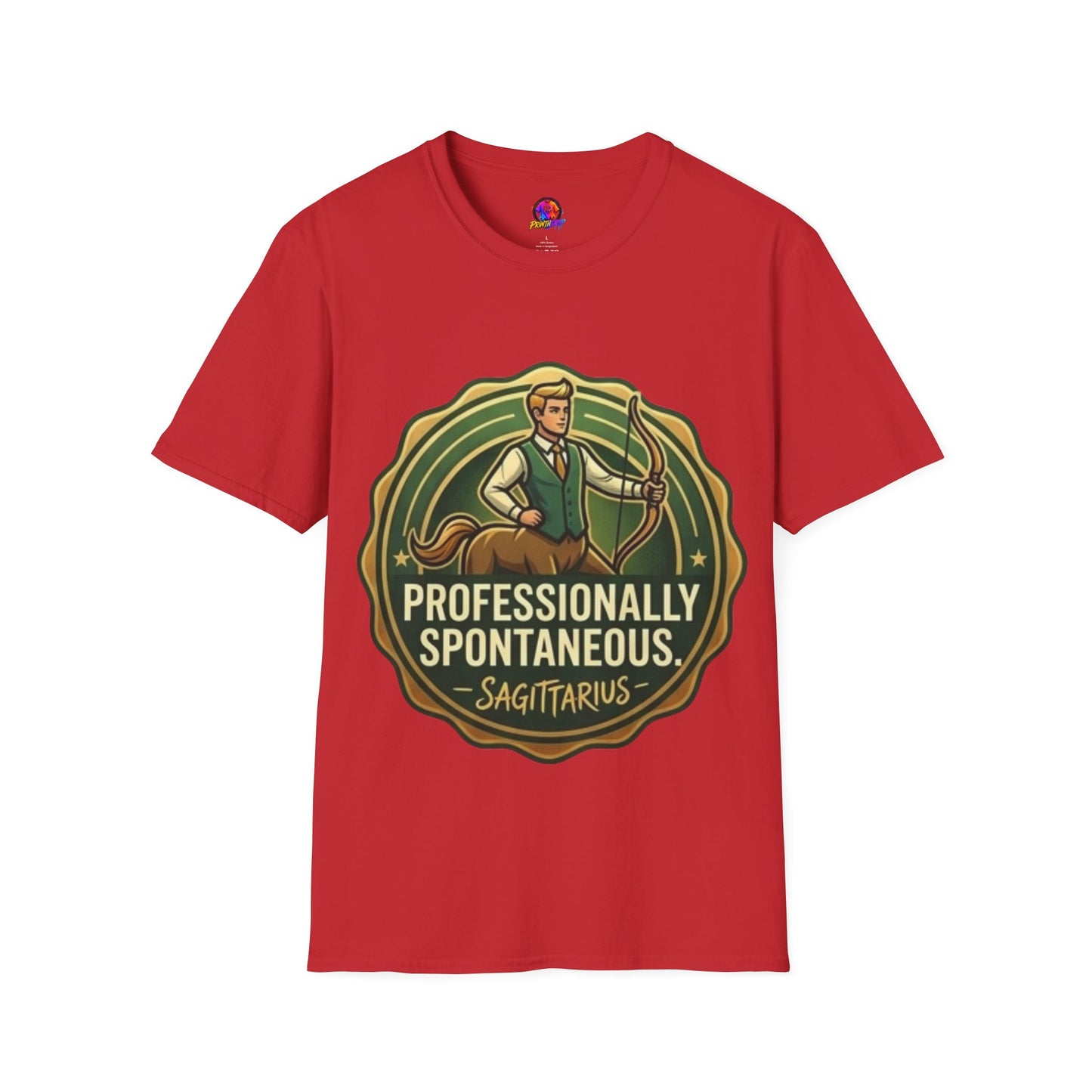 Sagittarius Archer T‑Shirt — "Professionally Spontaneous" Zodiac Tee