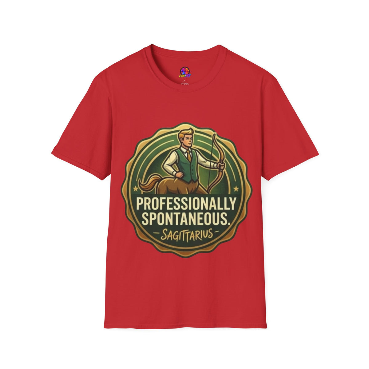 Sagittarius Archer T‑Shirt — "Professionally Spontaneous" Zodiac Tee