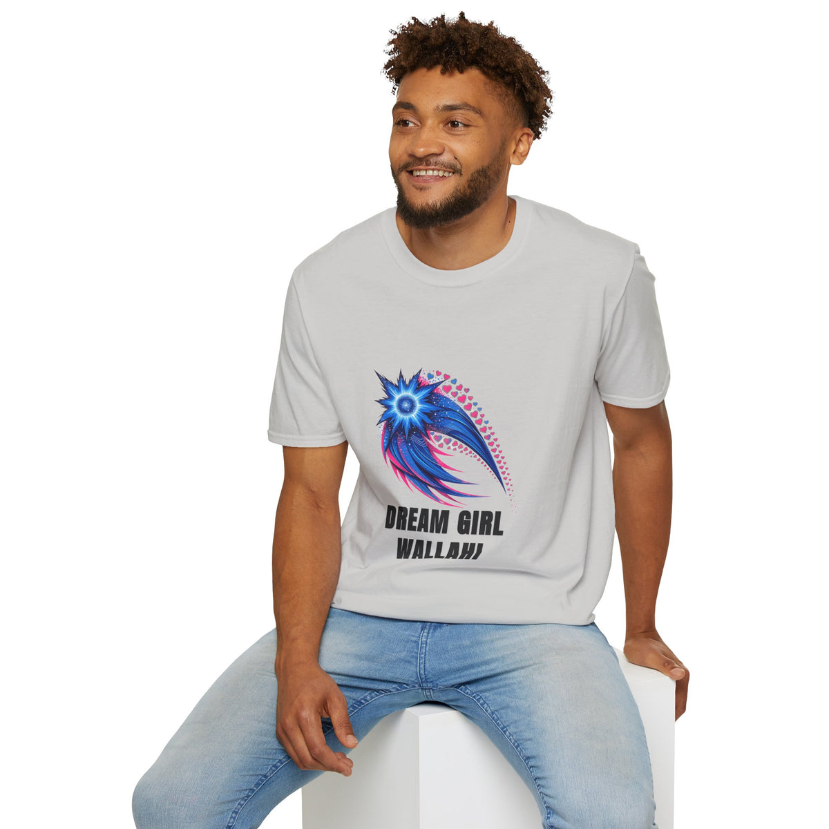 Dream Girl T-Shirt — Blue Starburst Heart Graphic ("Dream Girl Wallah") - Trending Now - August 2026