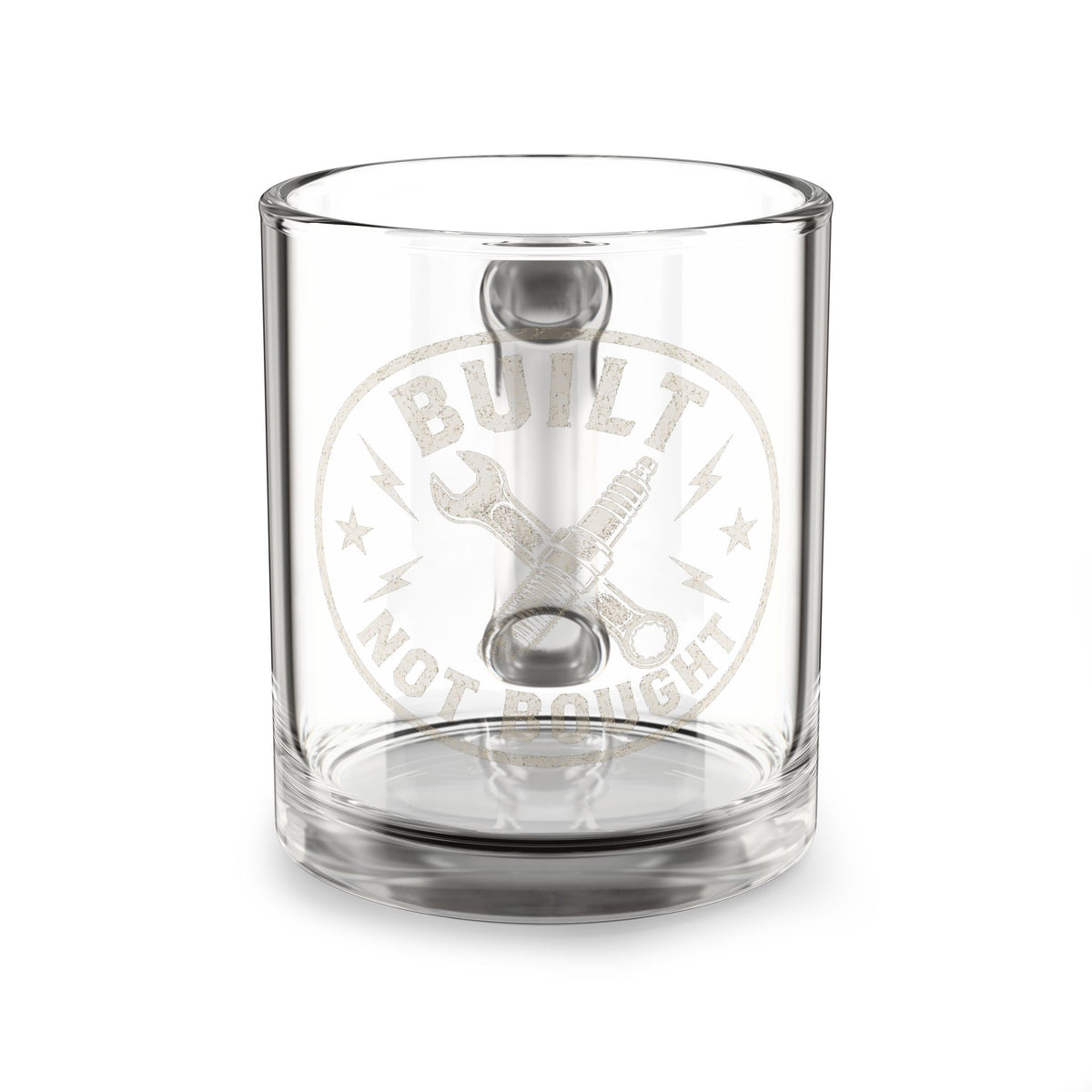 Glass Mug, 10oz Milo Bailey Dog Dad Mom Glass Mug, 10oz