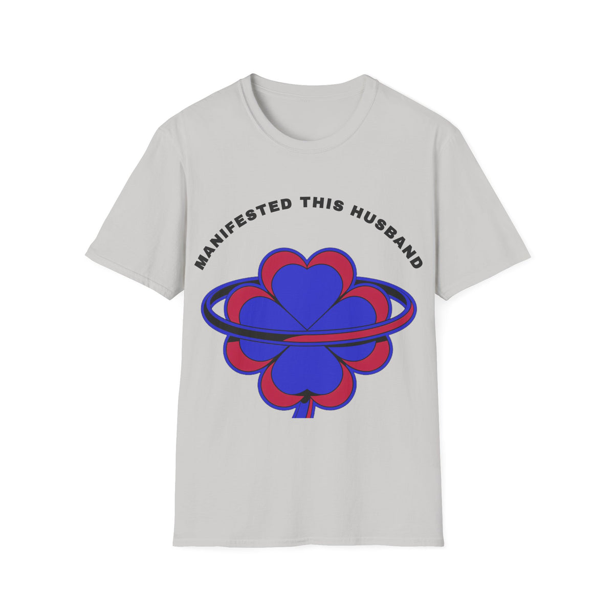Manifested This Husband T-Shirt — Psychedelic Four-Leaf Clover Graphic Tee - Trending Now - September 2026