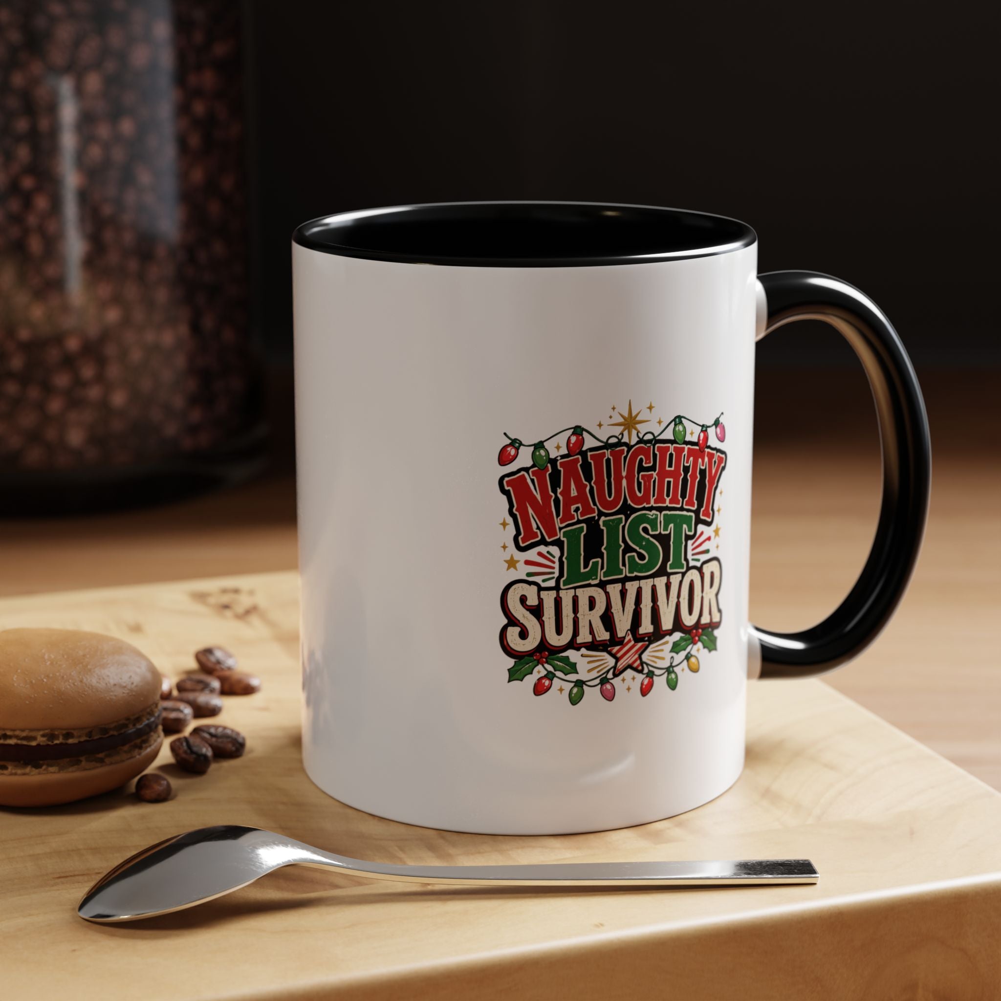 Accent Coffee Mug Naughty List Survivor