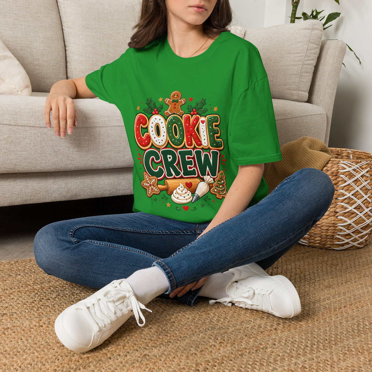Cookie Crew T-Shirt — Christmas Gingerbread Holiday Tee