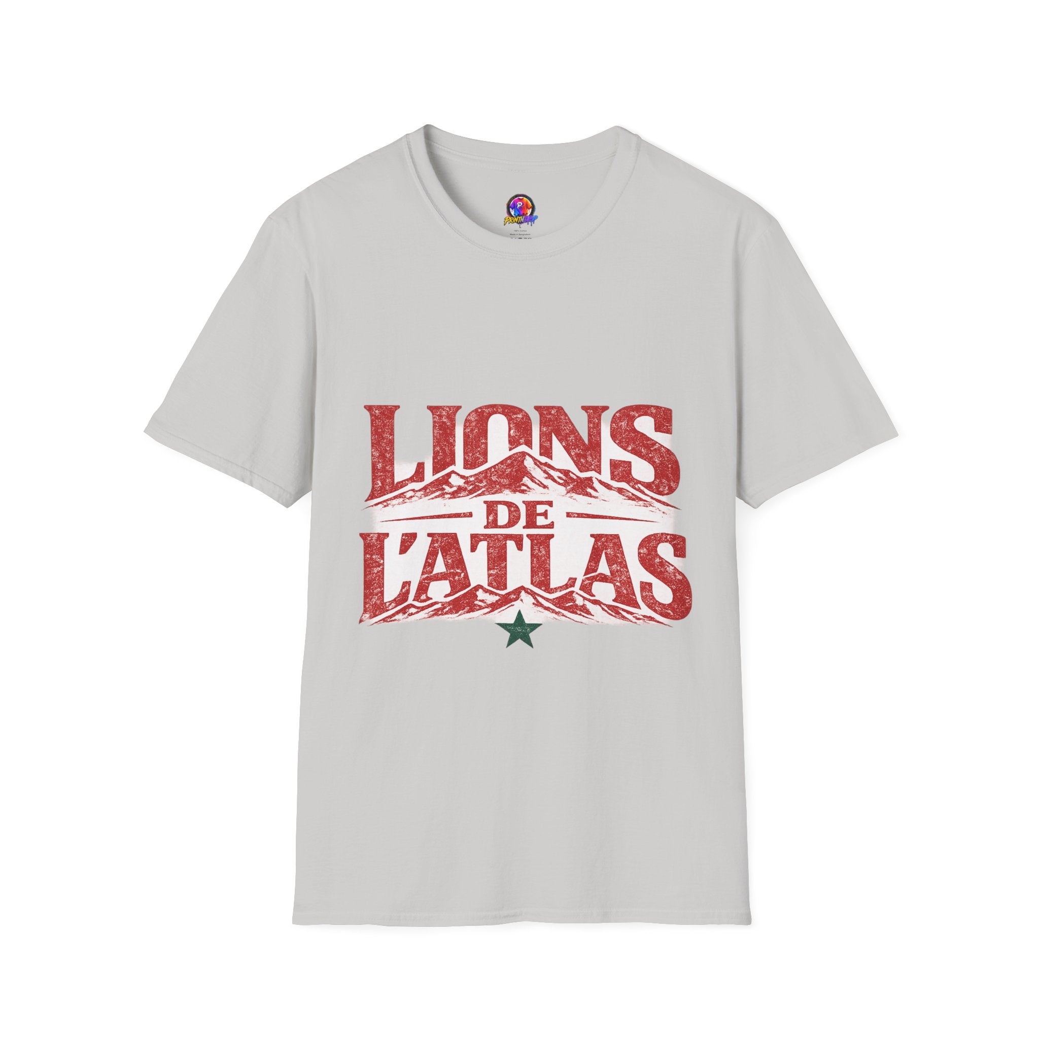 Morocco Lions de Atlas T-Shirt — Vintage Moroccan Atlas Mountain Graphic Tee