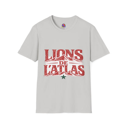 Morocco Lions de Atlas T-Shirt — Vintage Moroccan Atlas Mountain Graphic Tee
