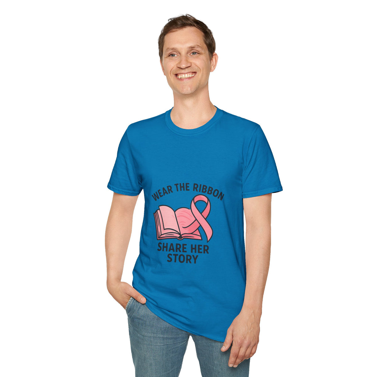 Breast Cancer Awareness T-Shirt — "Wear The Ribbon, Share Her Story" - Trending Now - October 2026