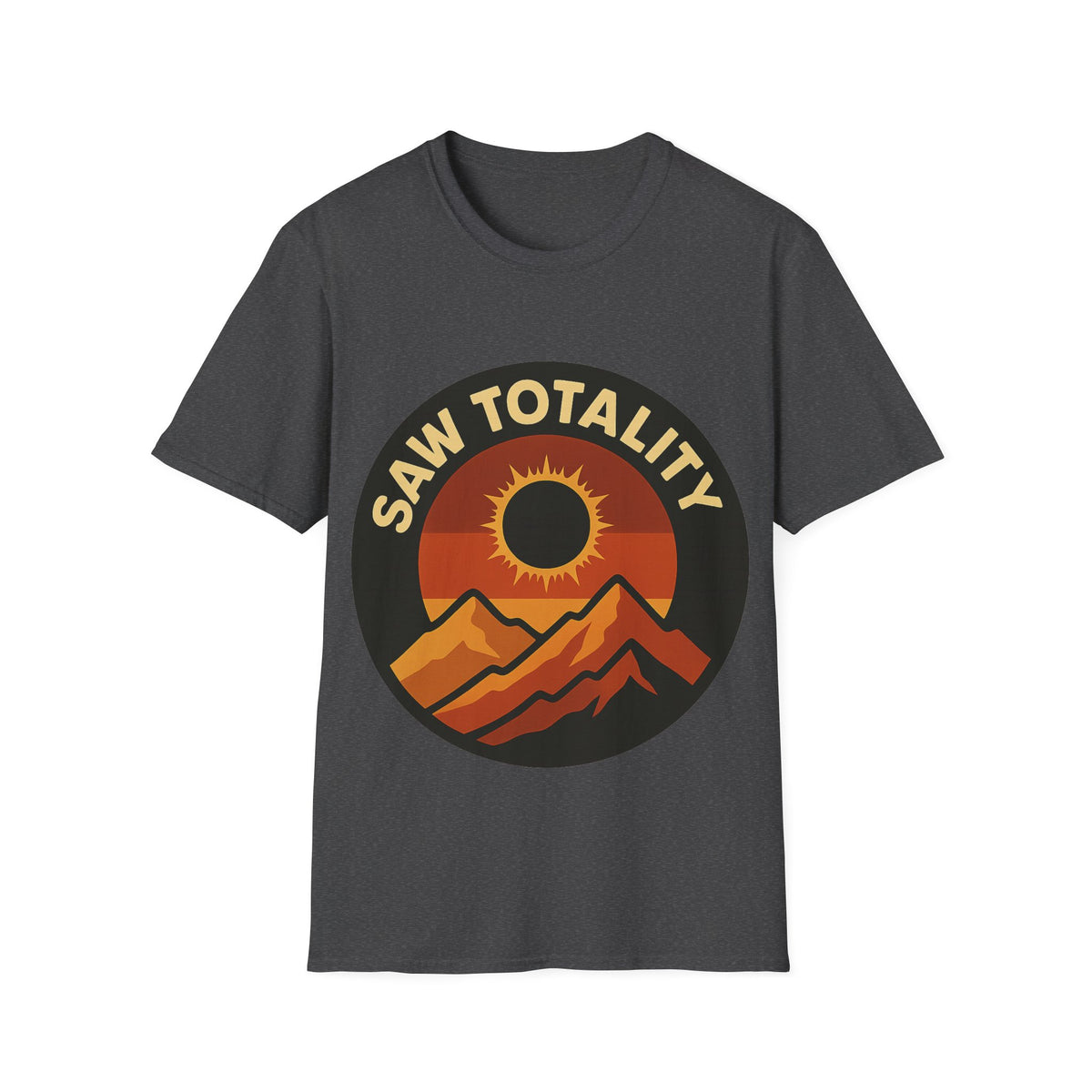 I Saw Totality Solar Eclipse Graphic Tee - Retro Nature Mountain T-Shirt - Trending Now - September 2026