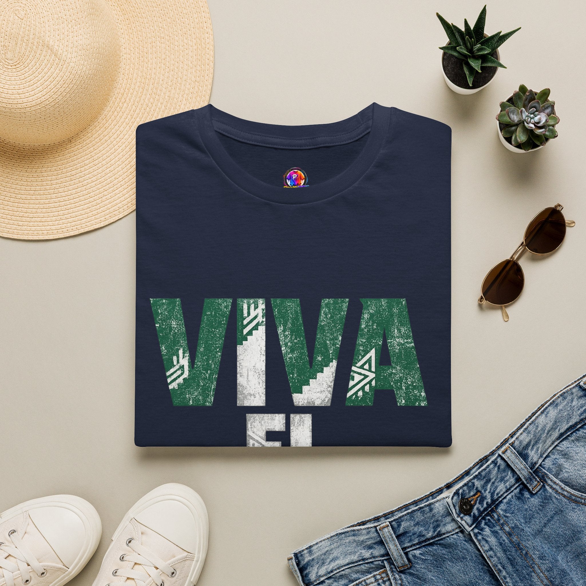 Mexico T-Shirt — "Viva El Fútbol" Mexican Soccer Graphic Tee
