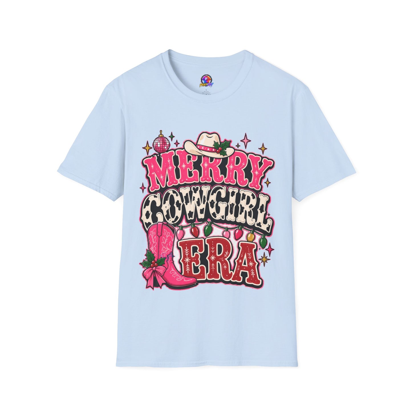 Merry Cowgirl Christmas T-Shirt