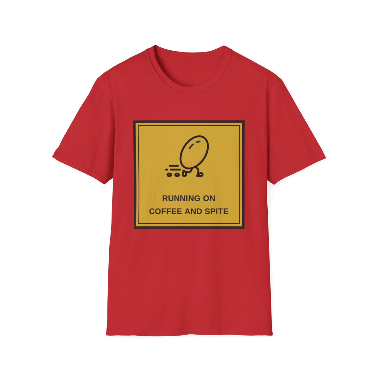 T-Shirt — Running On Coffee And Spite Graphic Tee - Trending Now - August 2026