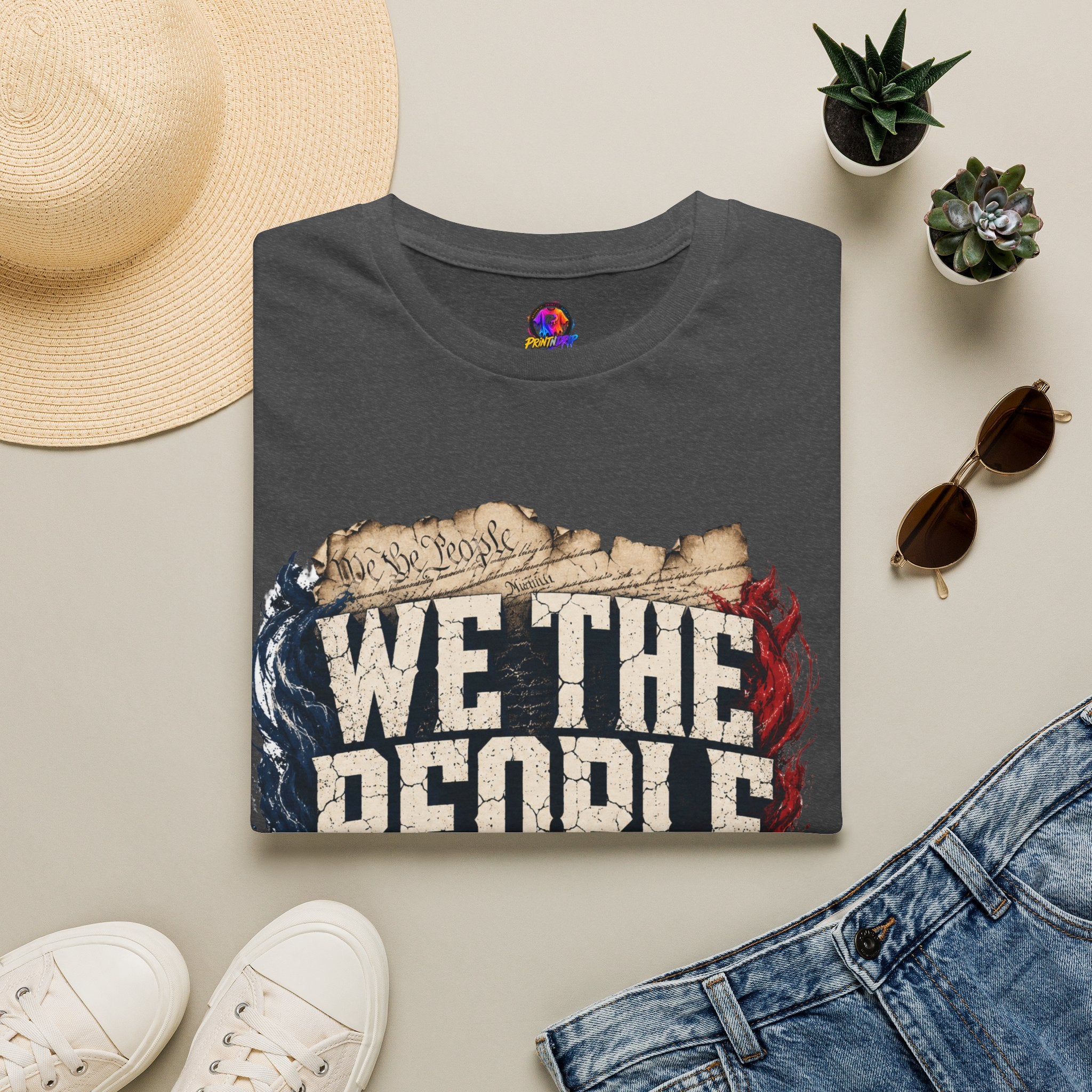 We The People T‑Shirt — Patriotic Americana Tee with ‘We The People’ Design