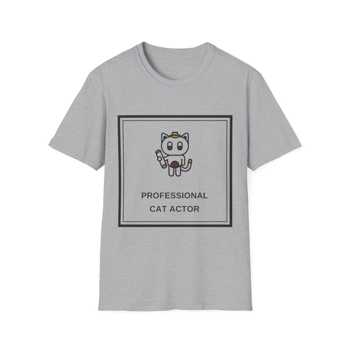 Cat T‑Shirt — "Professional Cat Actor" Cute Cartoon Tee - Trending Now - August 2026