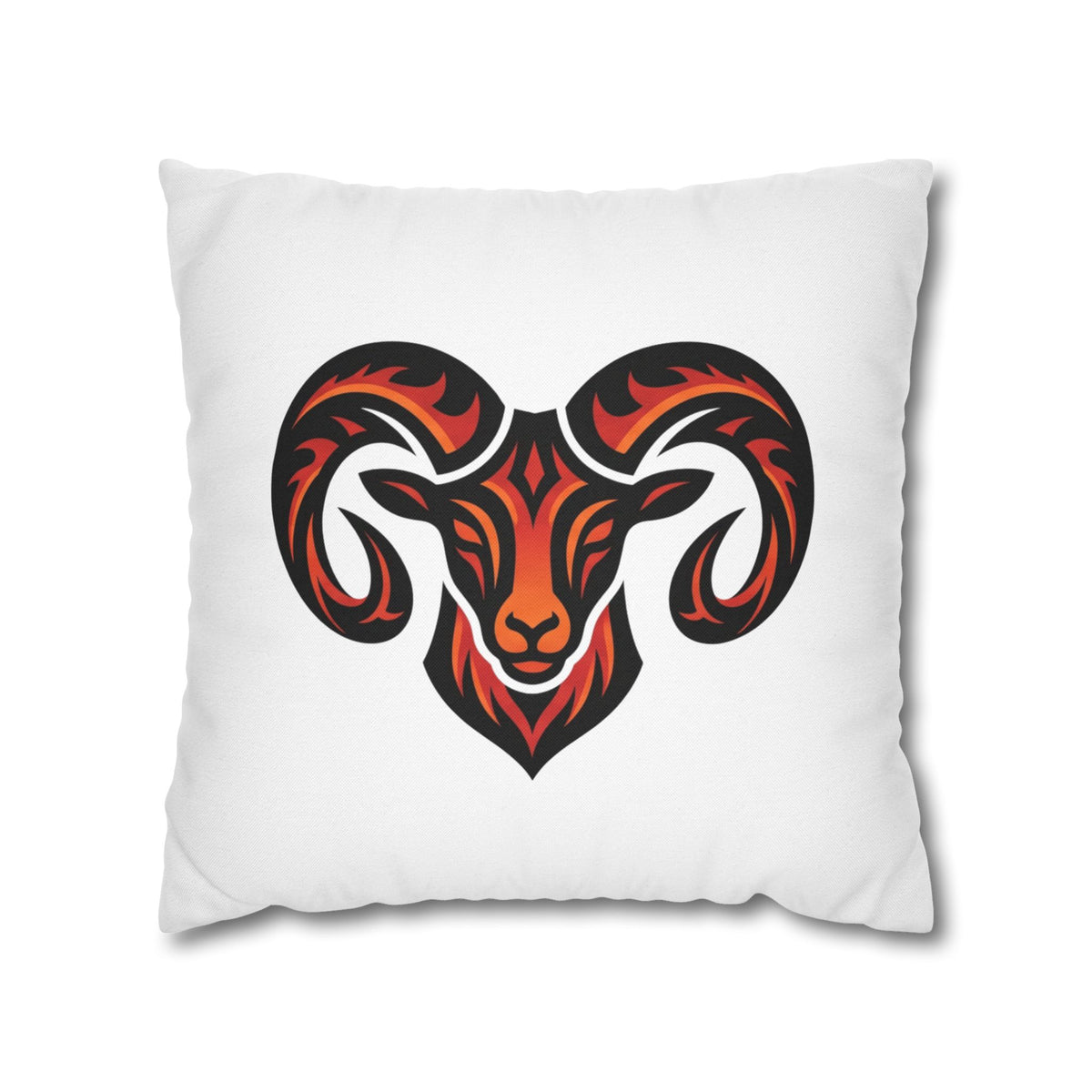 Aries Fiery Ram Head Pillowcase