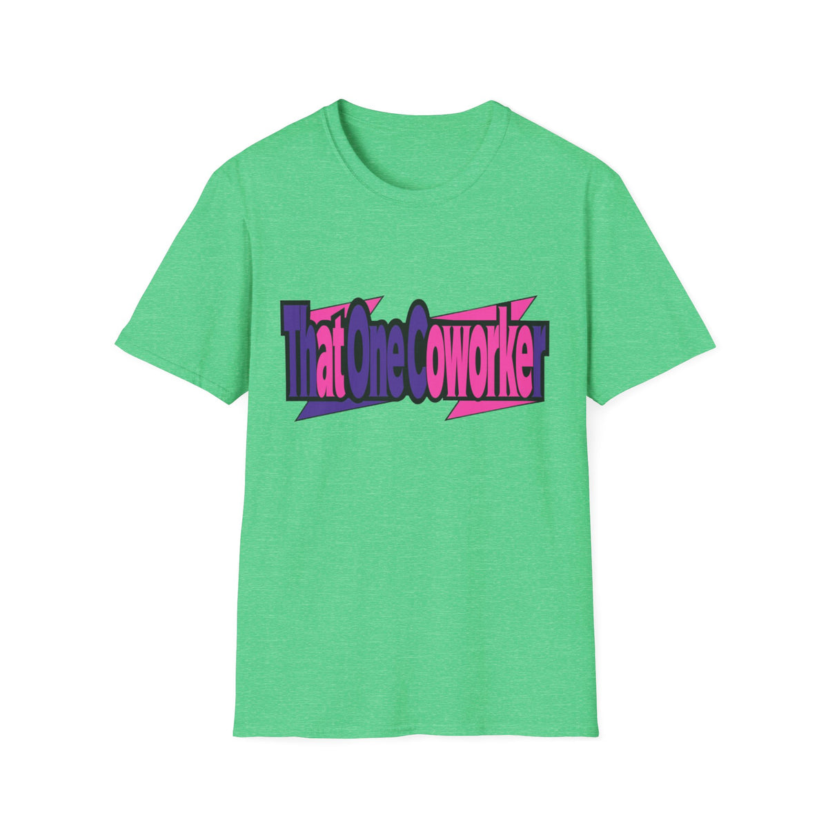 T-Shirt — Retro Pink & Purple 'That One Coworker' Graphic Tee - Trending Now - August 2026