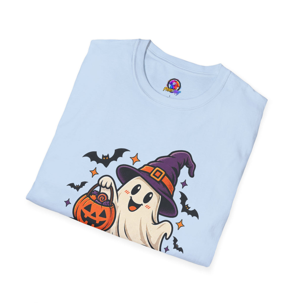 Spooky Season T-Shirt — Cute Ghost Halloween Tee ("Spooky Season Social Club")