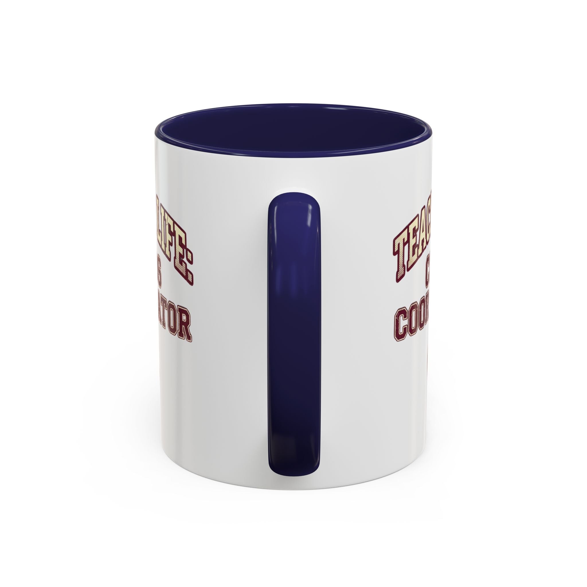 Funny Teacher Life Chaos Coordinator Coffee Mug — Accent Mug