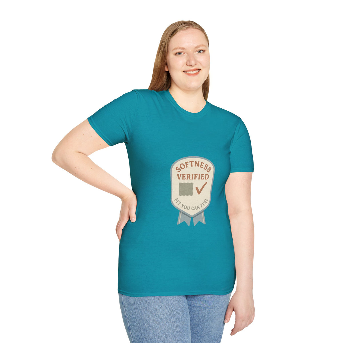 Softness Verified Badge T-Shirt — Cozy Comfort Graphic Tee - Trending Now - October 2026