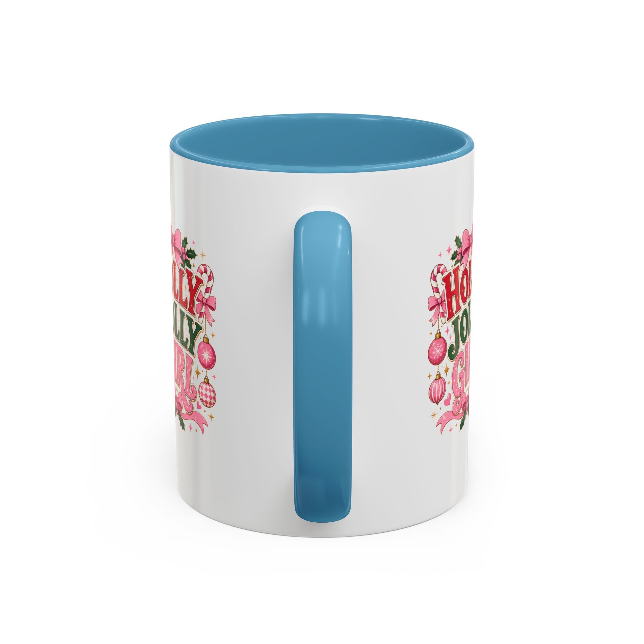 Accent Coffee Mug Holly Jolly Girl