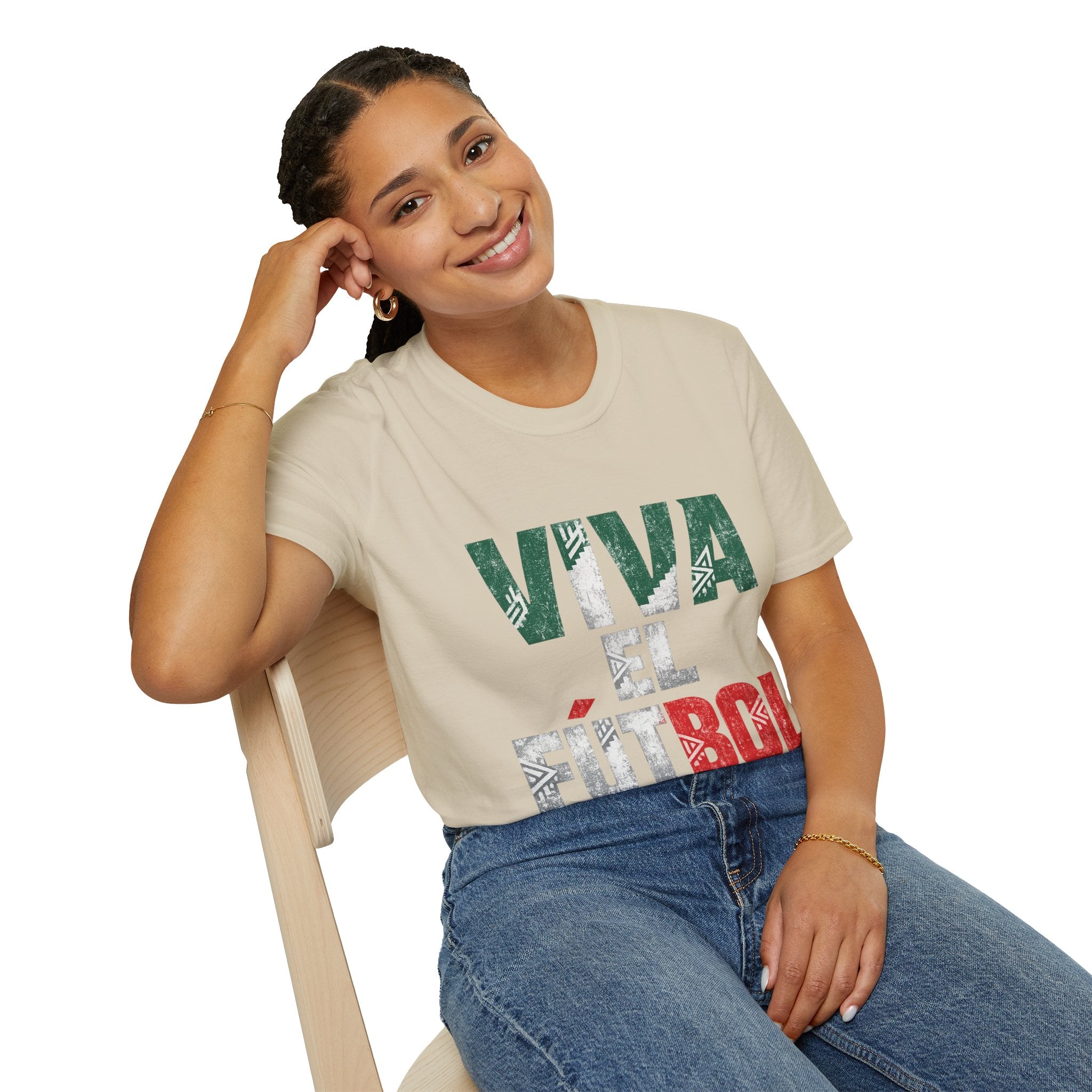 Mexico T-Shirt — "Viva El Fútbol" Mexican Soccer Graphic Tee