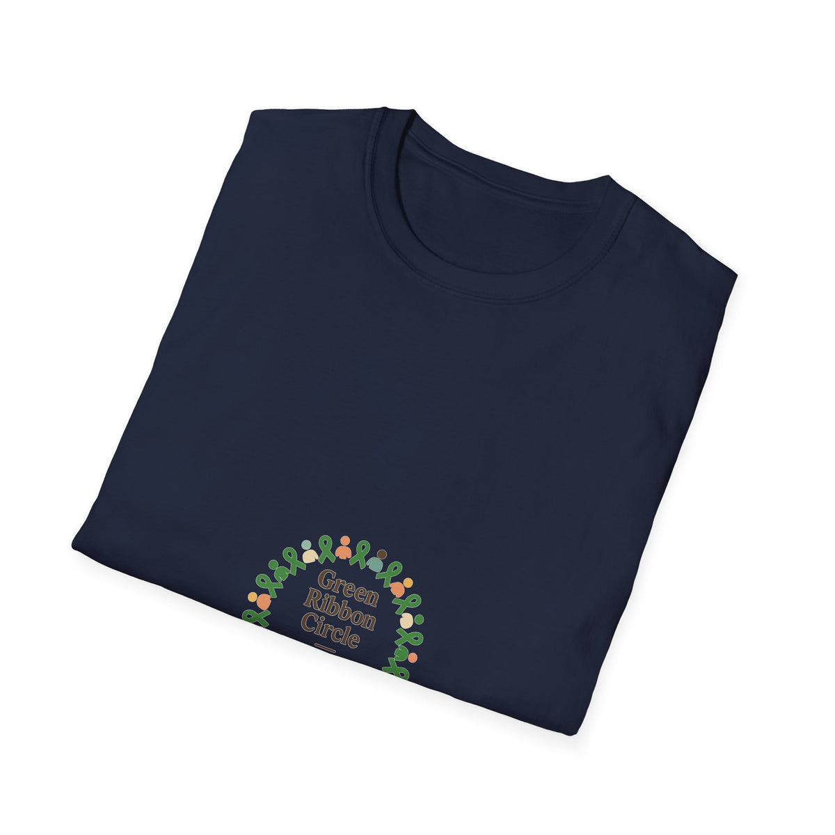 Green Ribbon Circle T-Shirt — Awareness Support Tee - Trending Now - October 2026