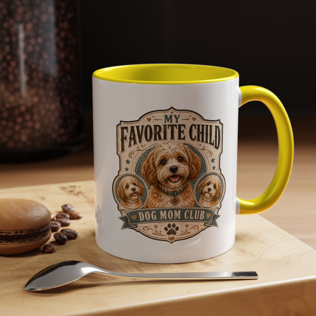 Milo Bailey Dog Dad Mom My Favorite Child Dog Mom Club Accent Coffee Mug