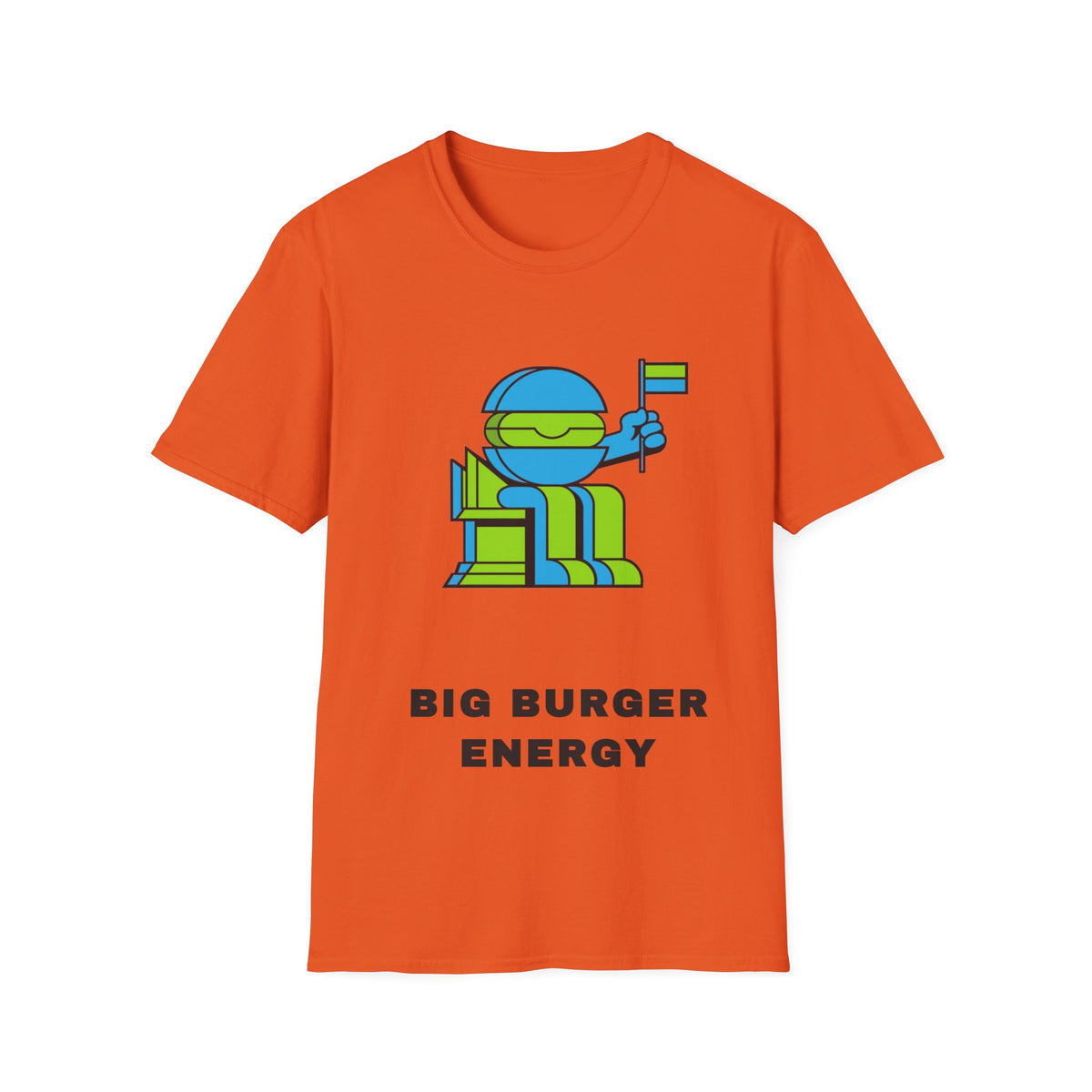 Big Burger Energy T-Shirt — Cute Retro Robot Graphic Tee - Trending Now - September 2026