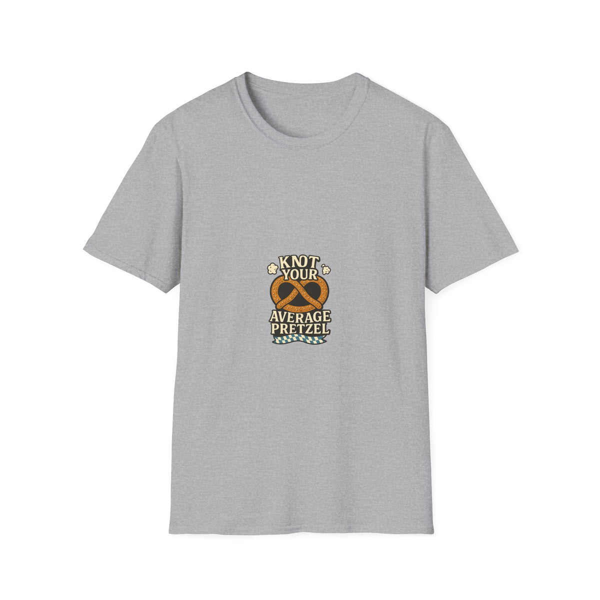 Knot Your Average Pretzel Graphic Tee, Funny Food Pun Aesthetic T-Shirt - Trending Now - September 2026