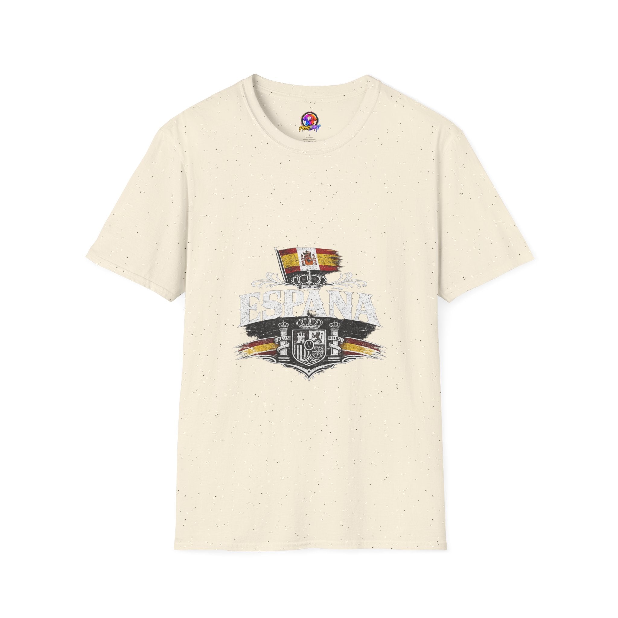 Spain Flag Crest T-Shirt — Spanish Pride Graphic Tee