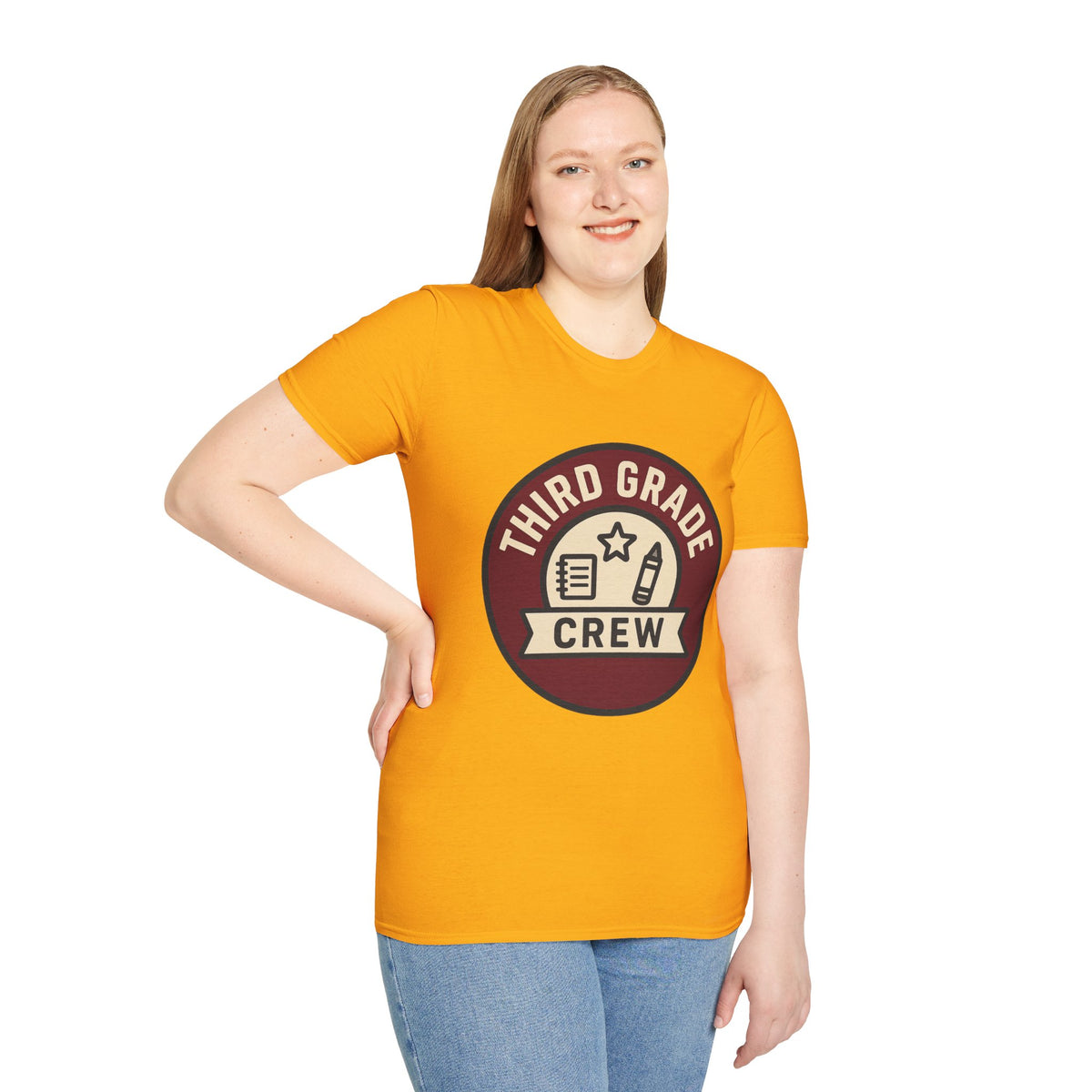 Third Grade Crew T-Shirt — Retro School Teacher & Student Tee - Trending Now - August 2026