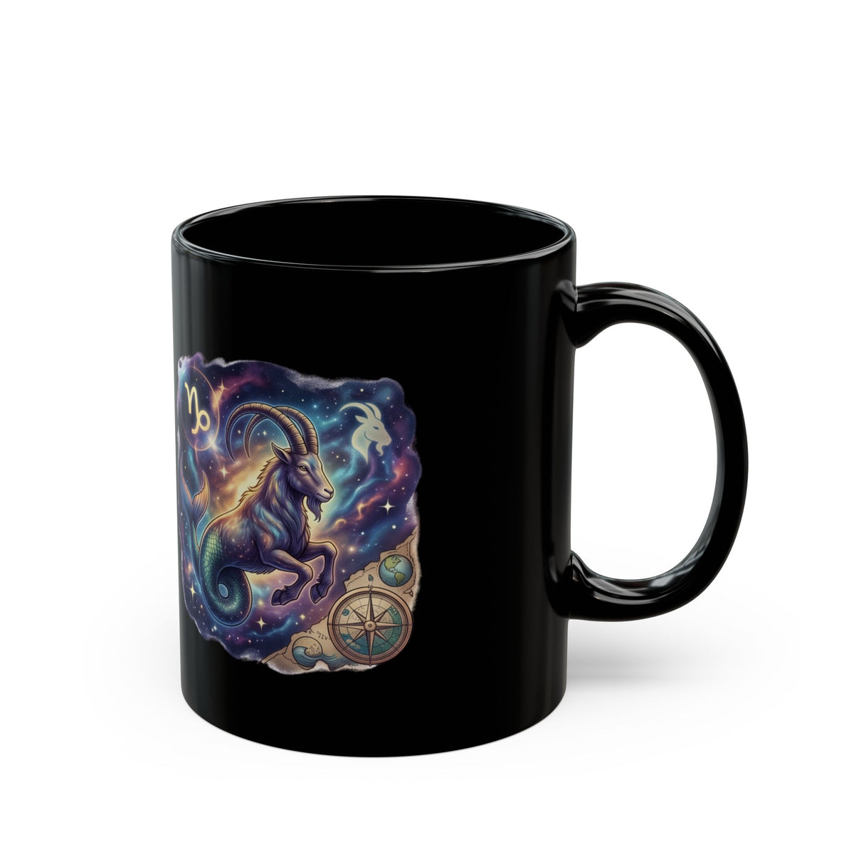 Capricorn Zodiac Mug — Celestial Goat Constellation Coffee Cup