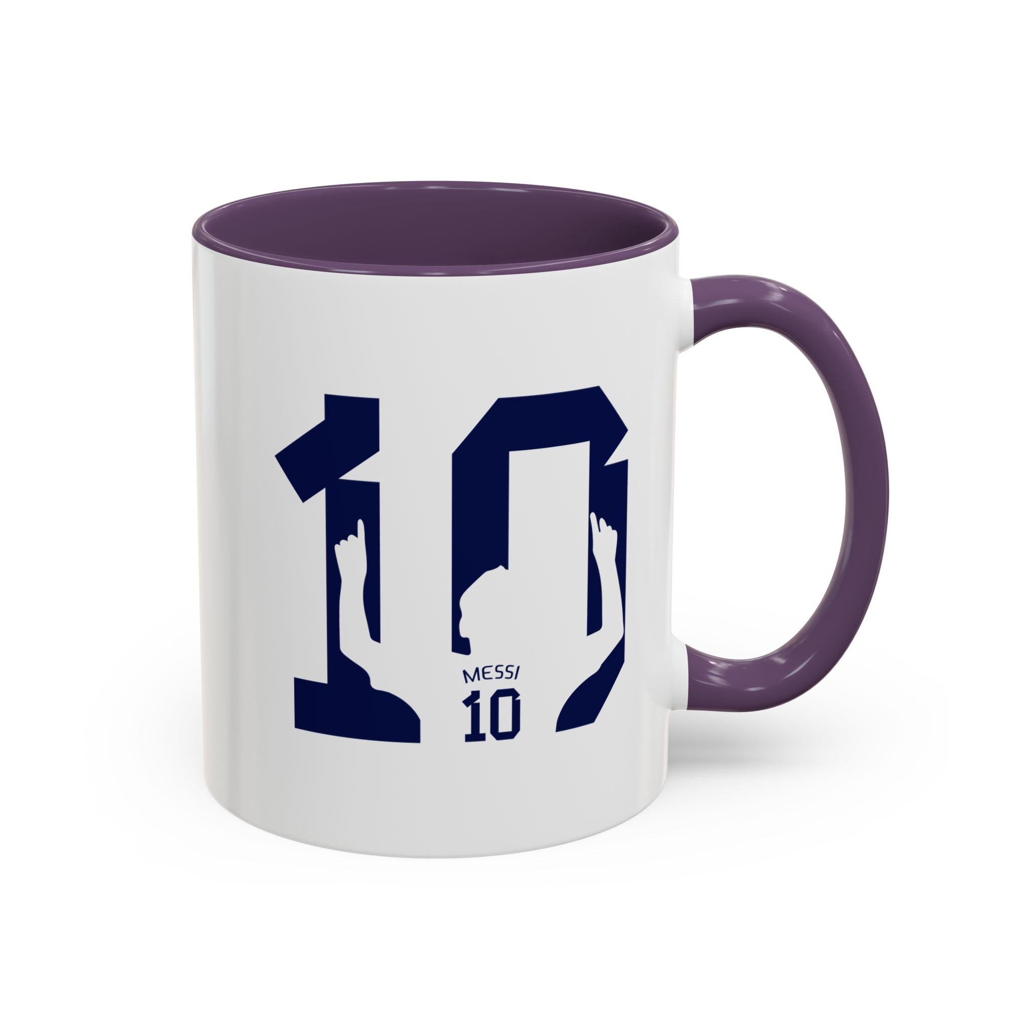 Messi Number 10 Coffee Mug — Soccer Fan Accent Mug