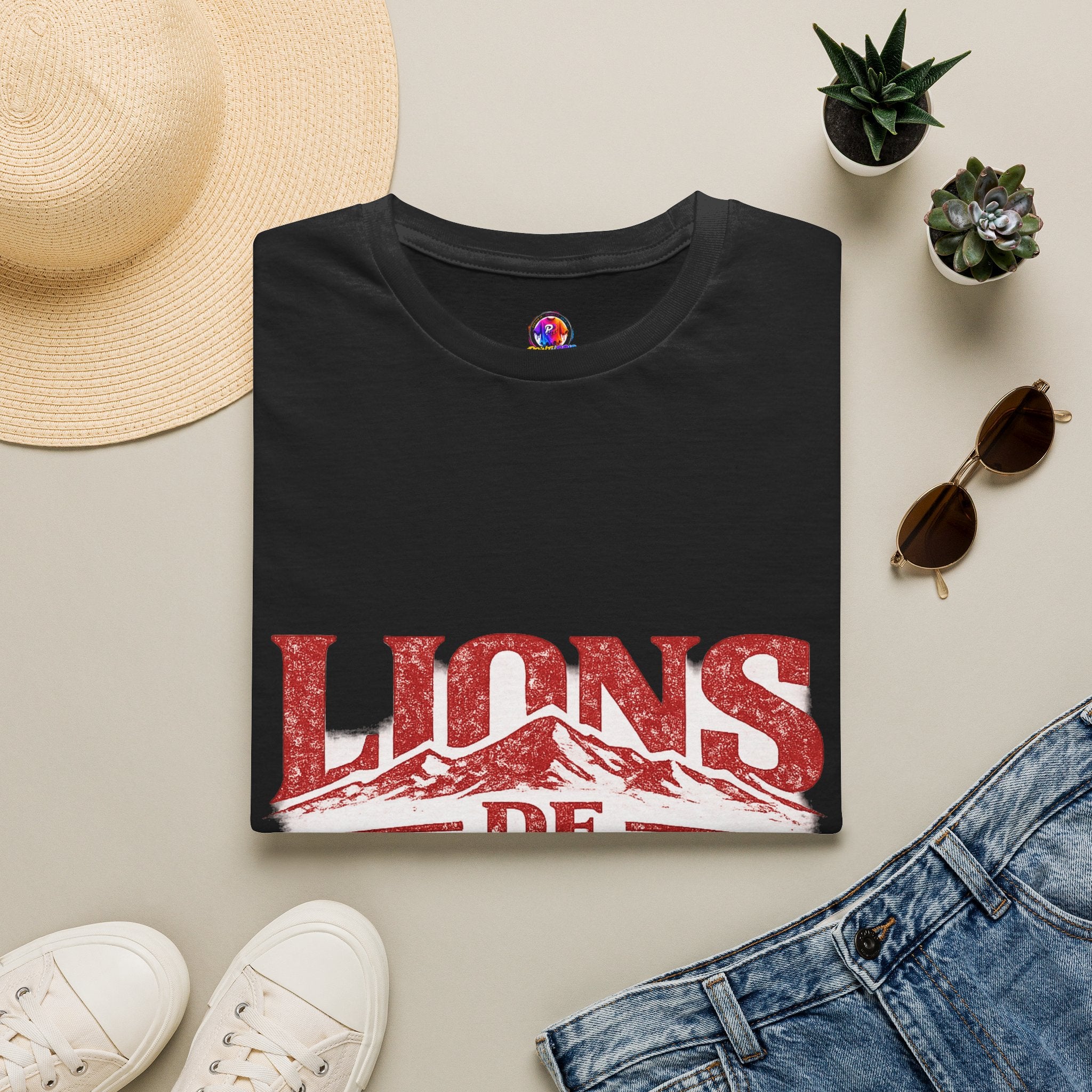 Morocco Lions de Atlas T-Shirt — Vintage Moroccan Atlas Mountain Graphic Tee