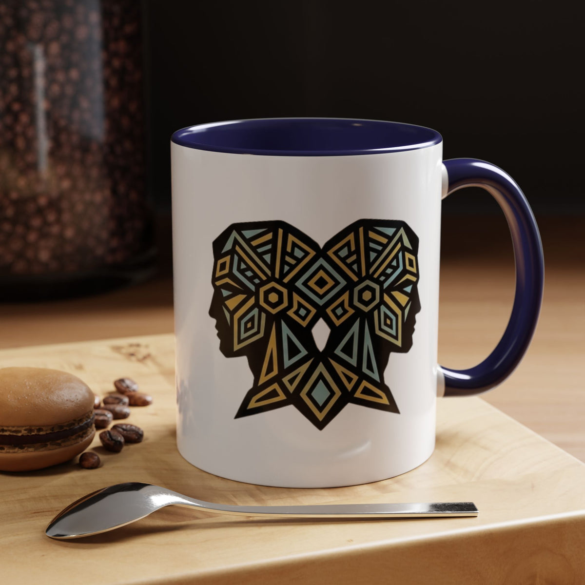 Gemini Zodiac Accent Coffee Mug