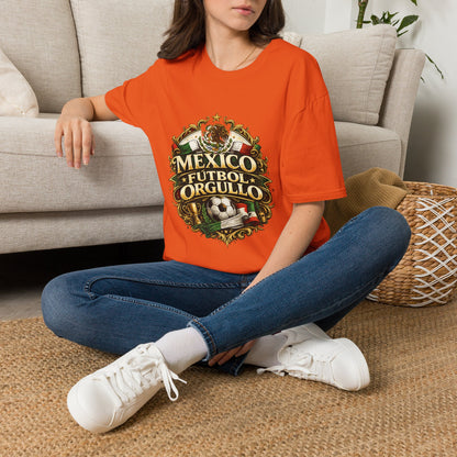Mexico Fútbol Orgullo T-Shirt — Mexican Soccer Pride Graphic Tee