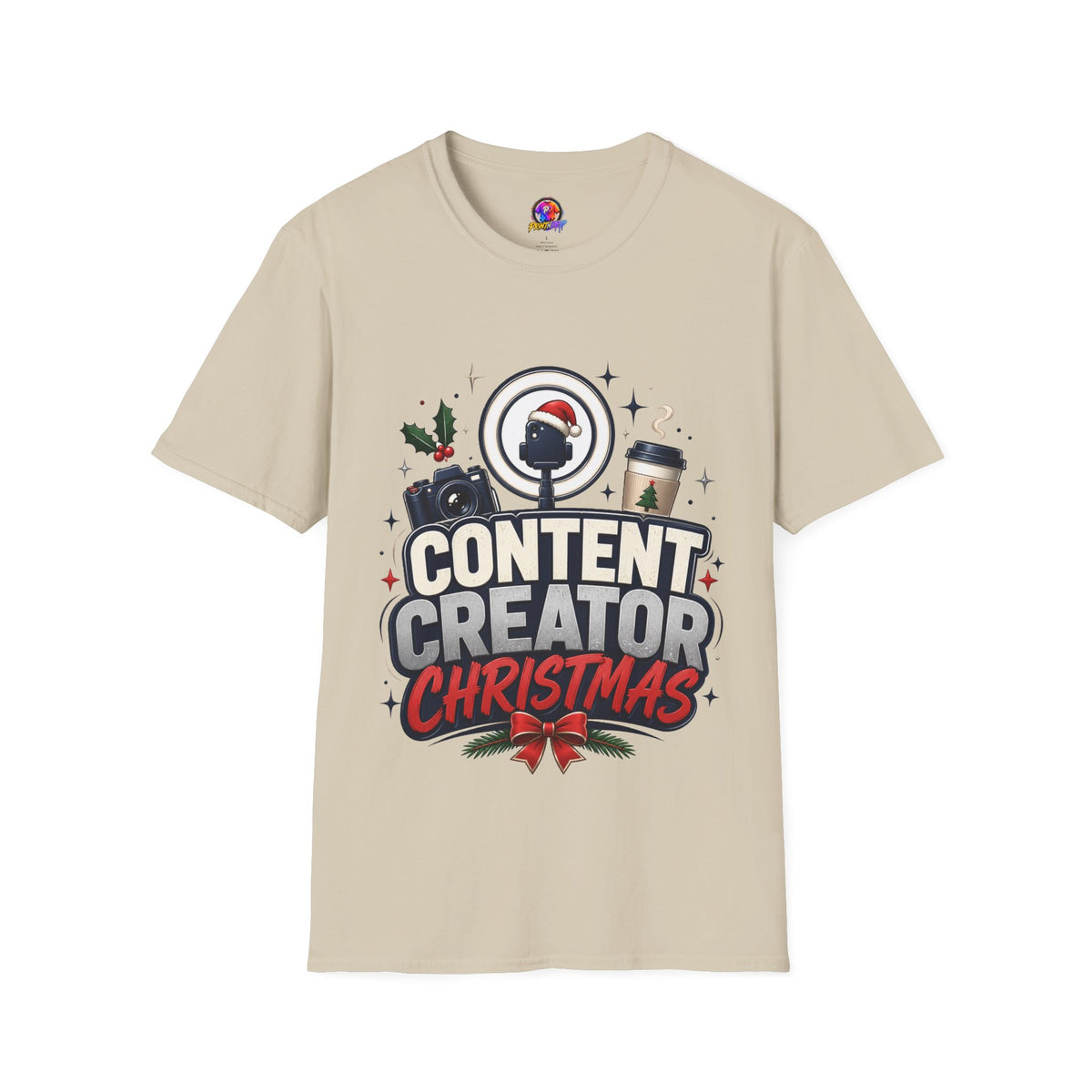 Content Creator Christmas T-Shirt