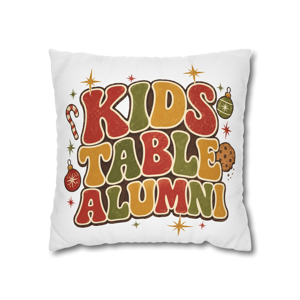 Christmas Kids Table Alumni Holiday Pillowcase