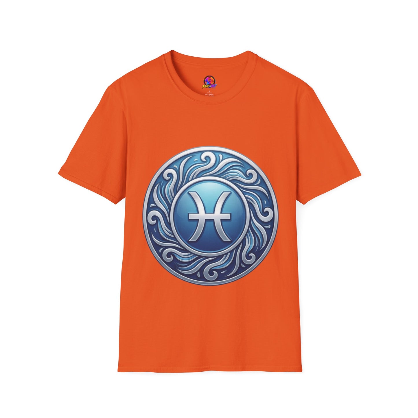 Pisces Zodiac T-Shirt – Blue Water Sign Astrology Tee