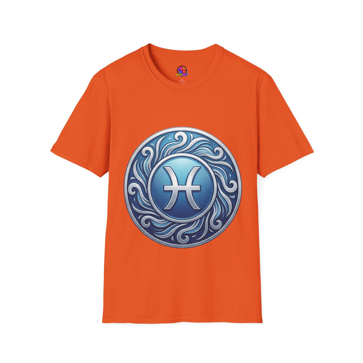 Pisces Zodiac T-Shirt – Blue Water Sign Astrology Tee