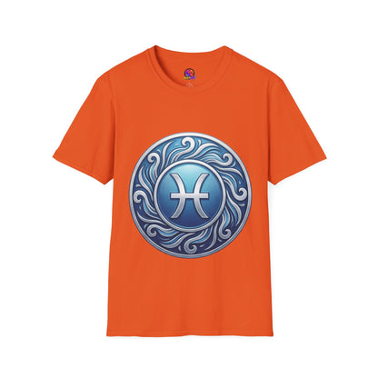 Pisces Zodiac T-Shirt – Blue Water Sign Astrology Tee