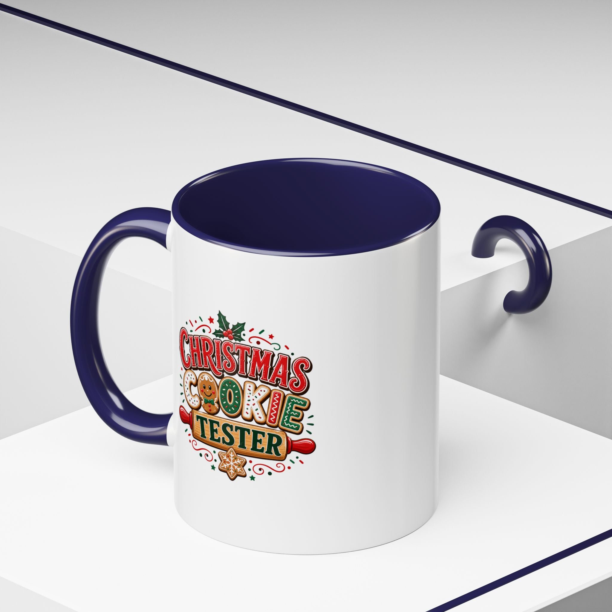 Christmas Cookie Tester Mug — Holiday Coffee Cup